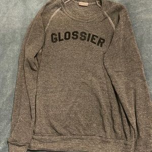 Glossier crewneck sweatshirt size small